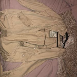 Abercrombie and Fitch Khaki overcoat